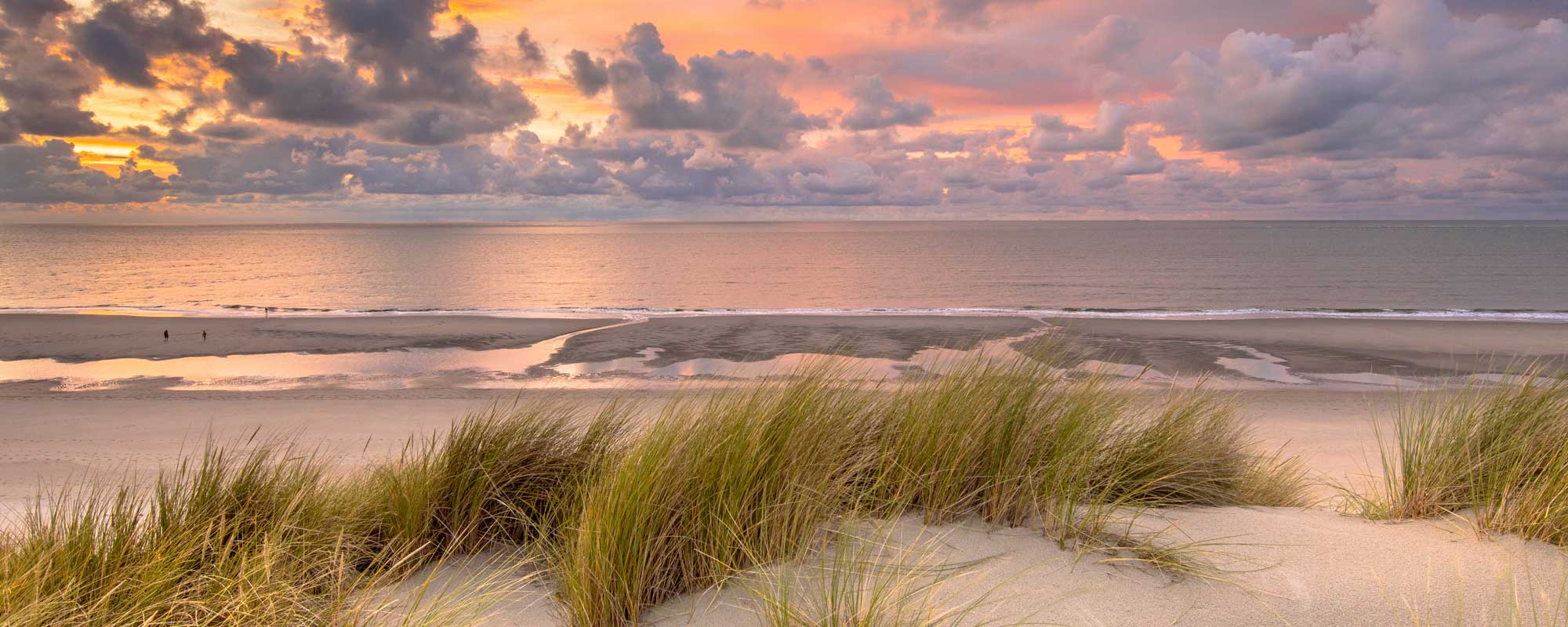cape may beach at sunset